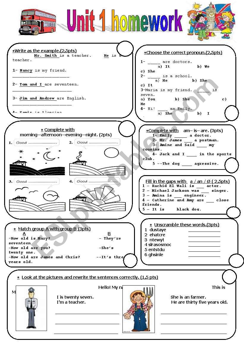 unit-1-homework-esl-worksheet-by-maleekaa