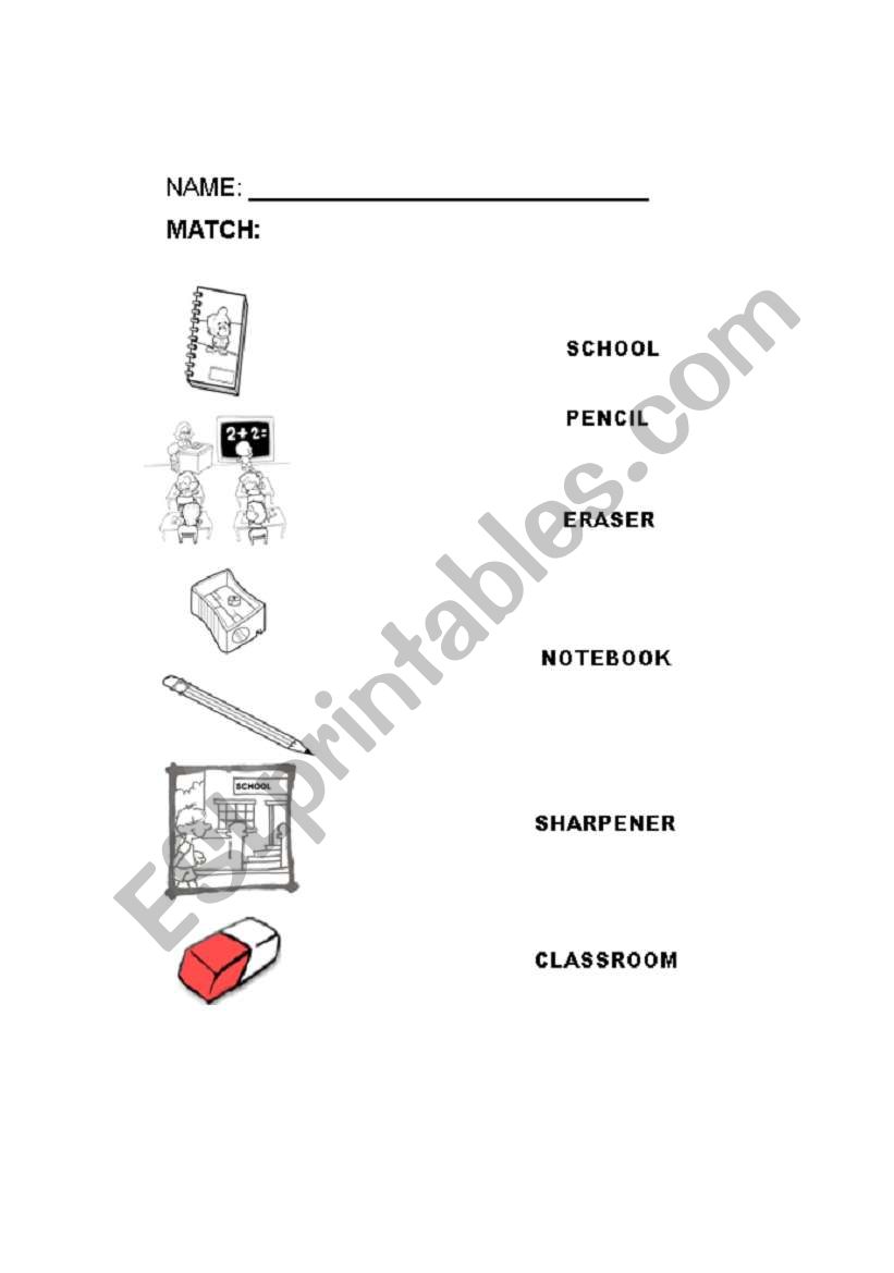 components school worksheet