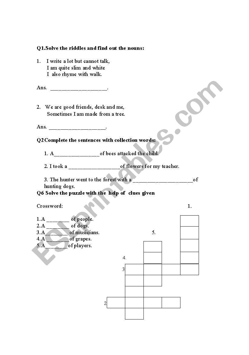 Collective worksheet