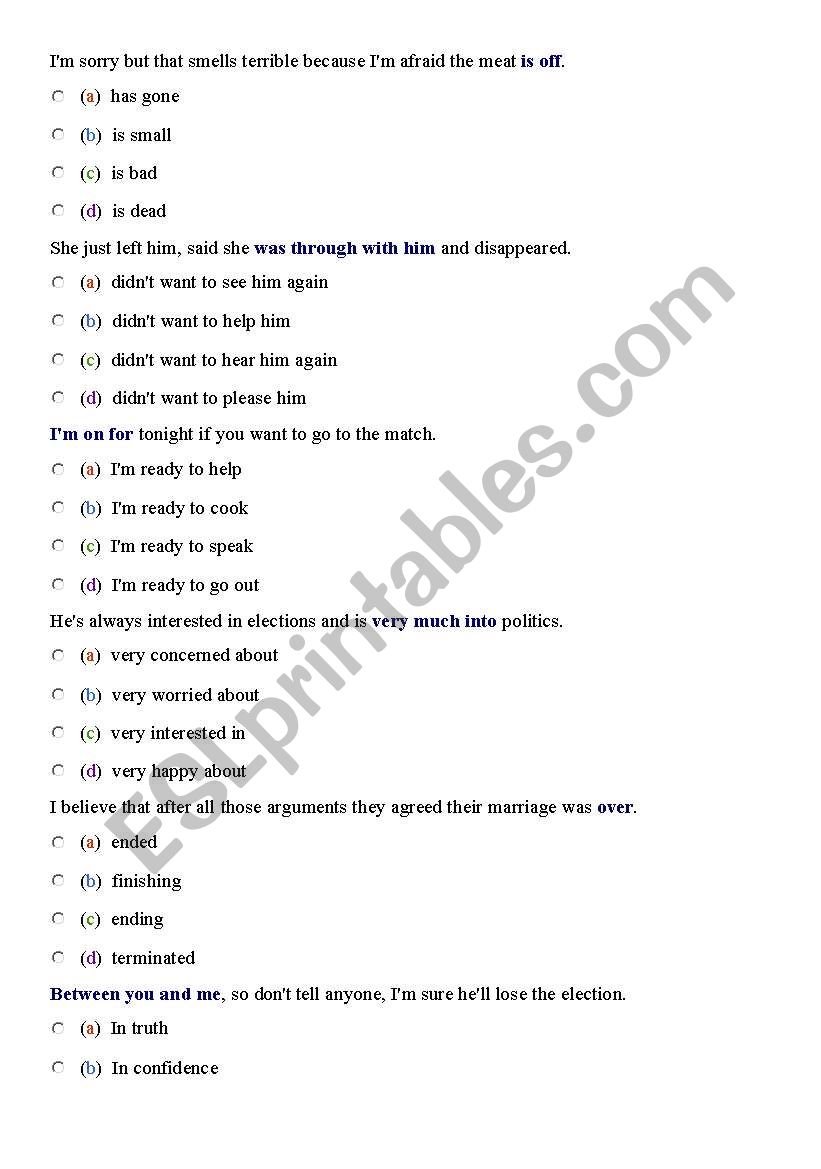 preposition exercise worksheet