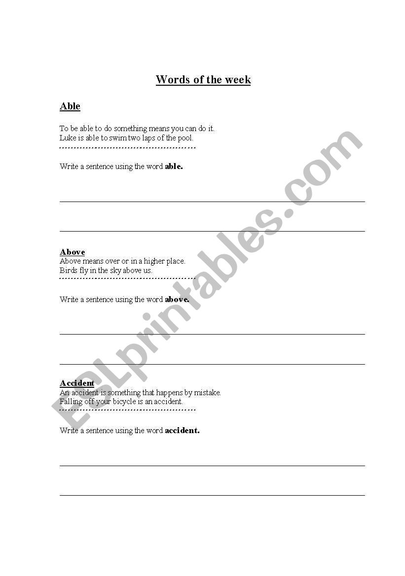 english-worksheets-write-a-sentence-using-the-words