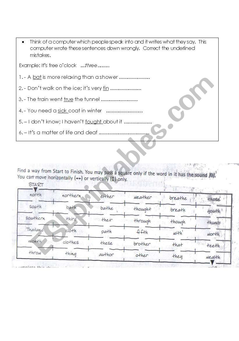 practicing sounds worksheet