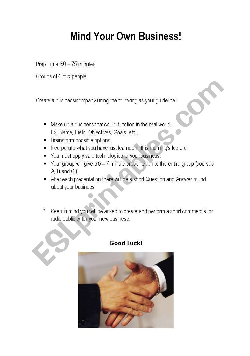 english-worksheets-mind-your-own-business