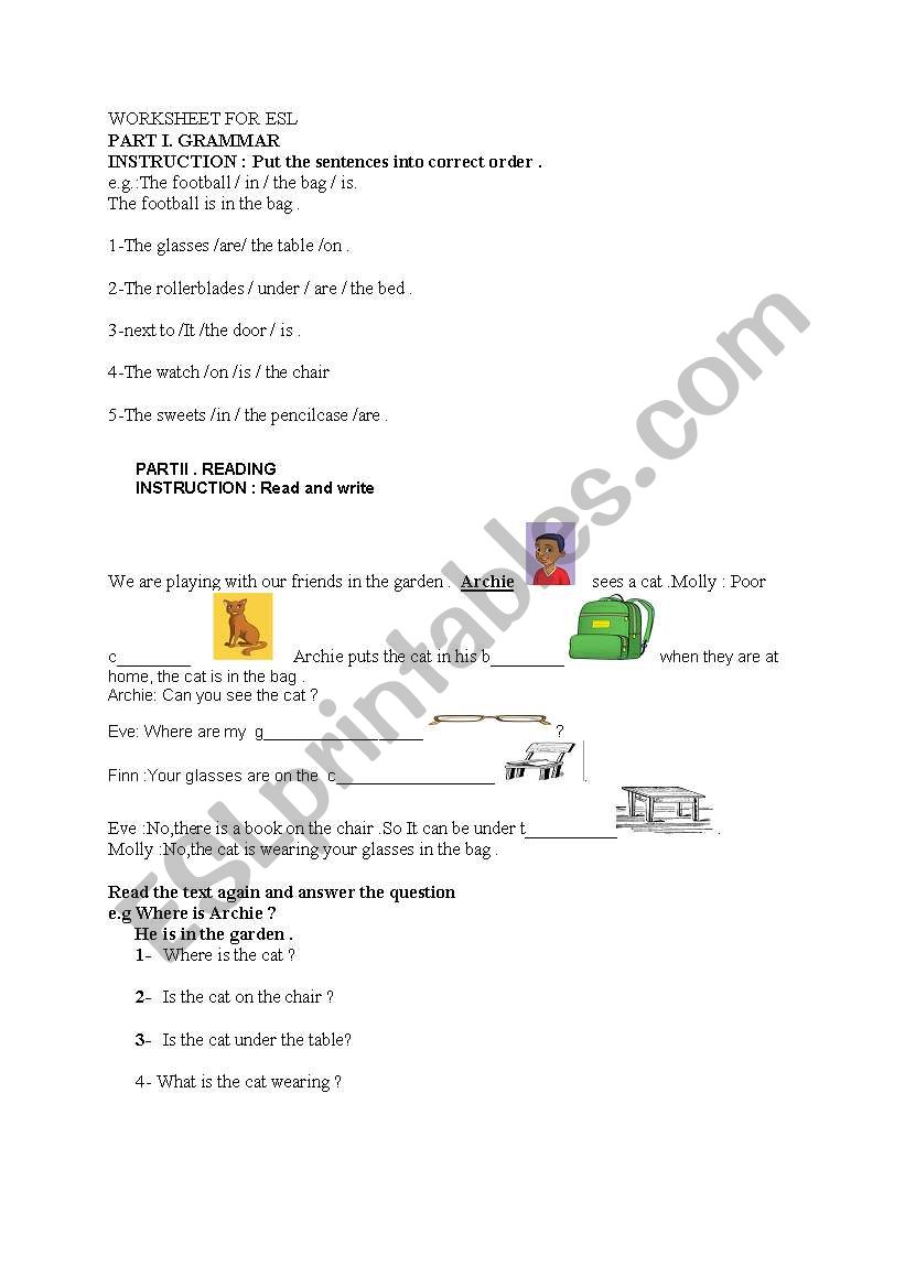 worksheet worksheet