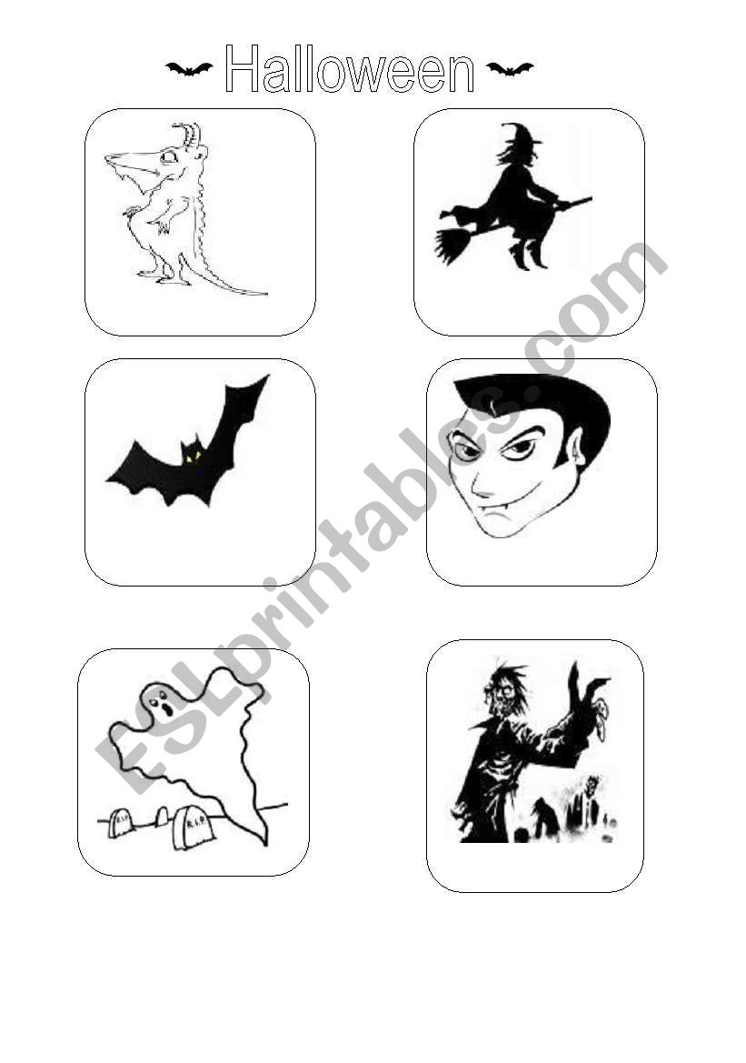 Halloween worksheet