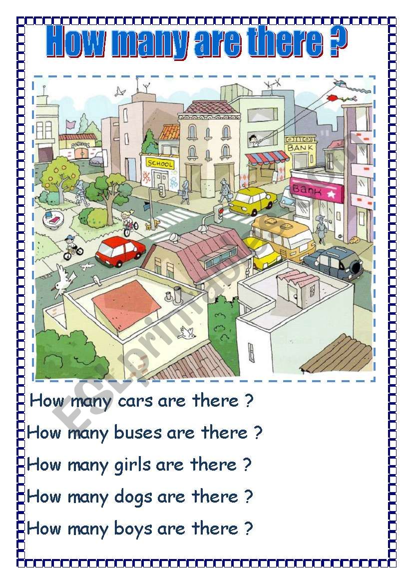 There Is There Are How Many Worksheet Free Esl Printable AB3