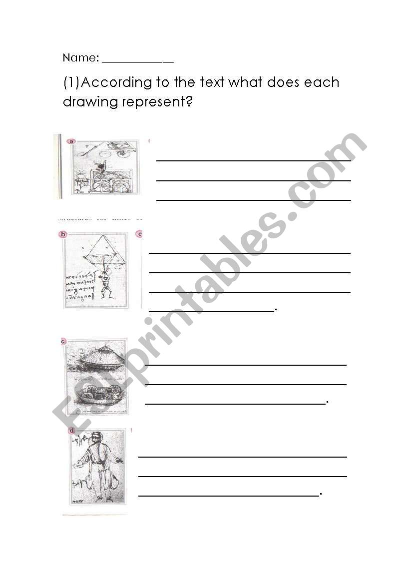 Printable Leonardo Da Vinci Worksheets Printable Word - vrogue.co