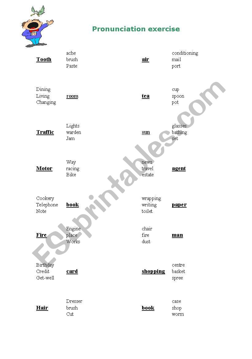 Phonetics worksheet