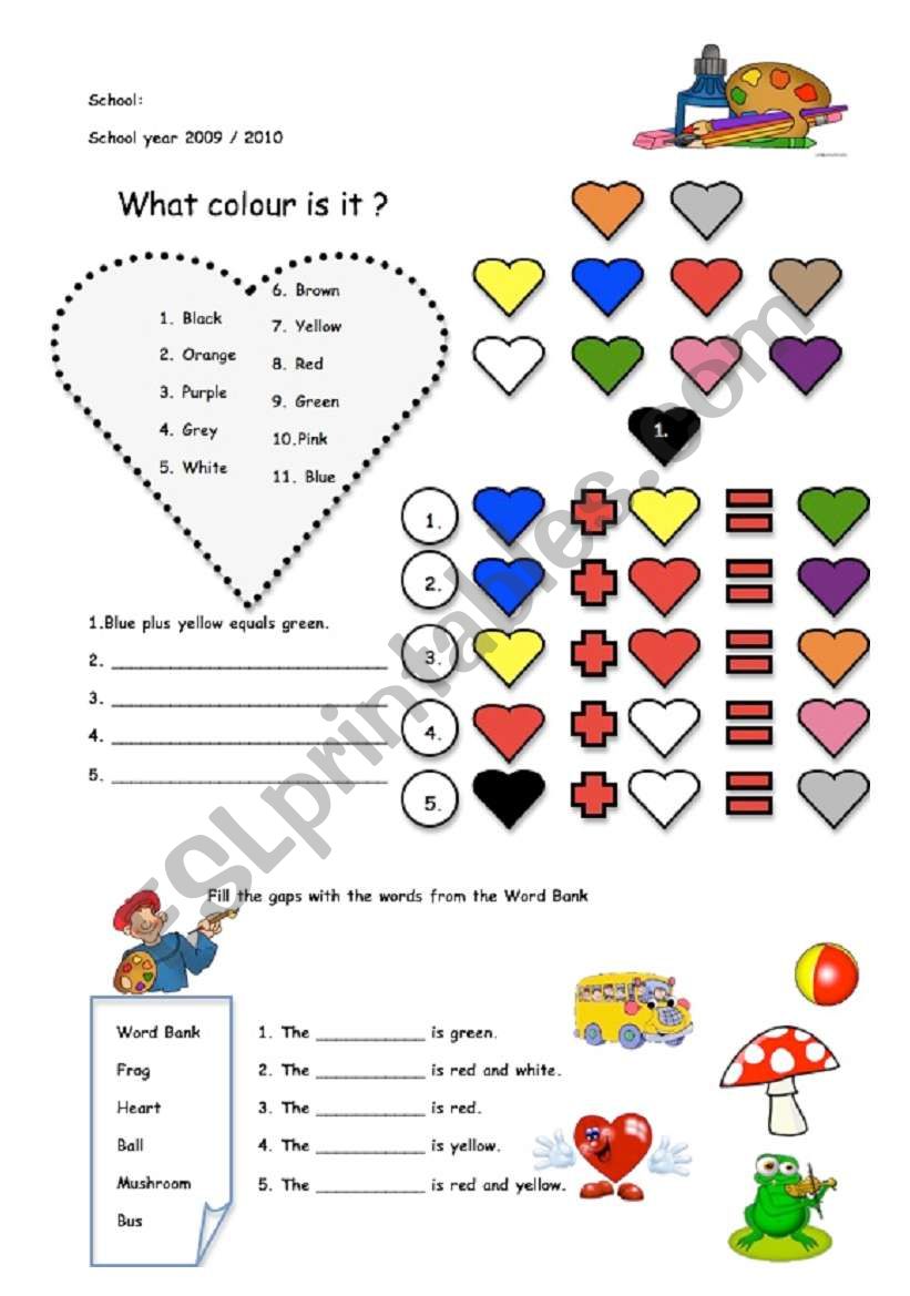 What Colour Is It ESL Worksheet By Olindalima F 