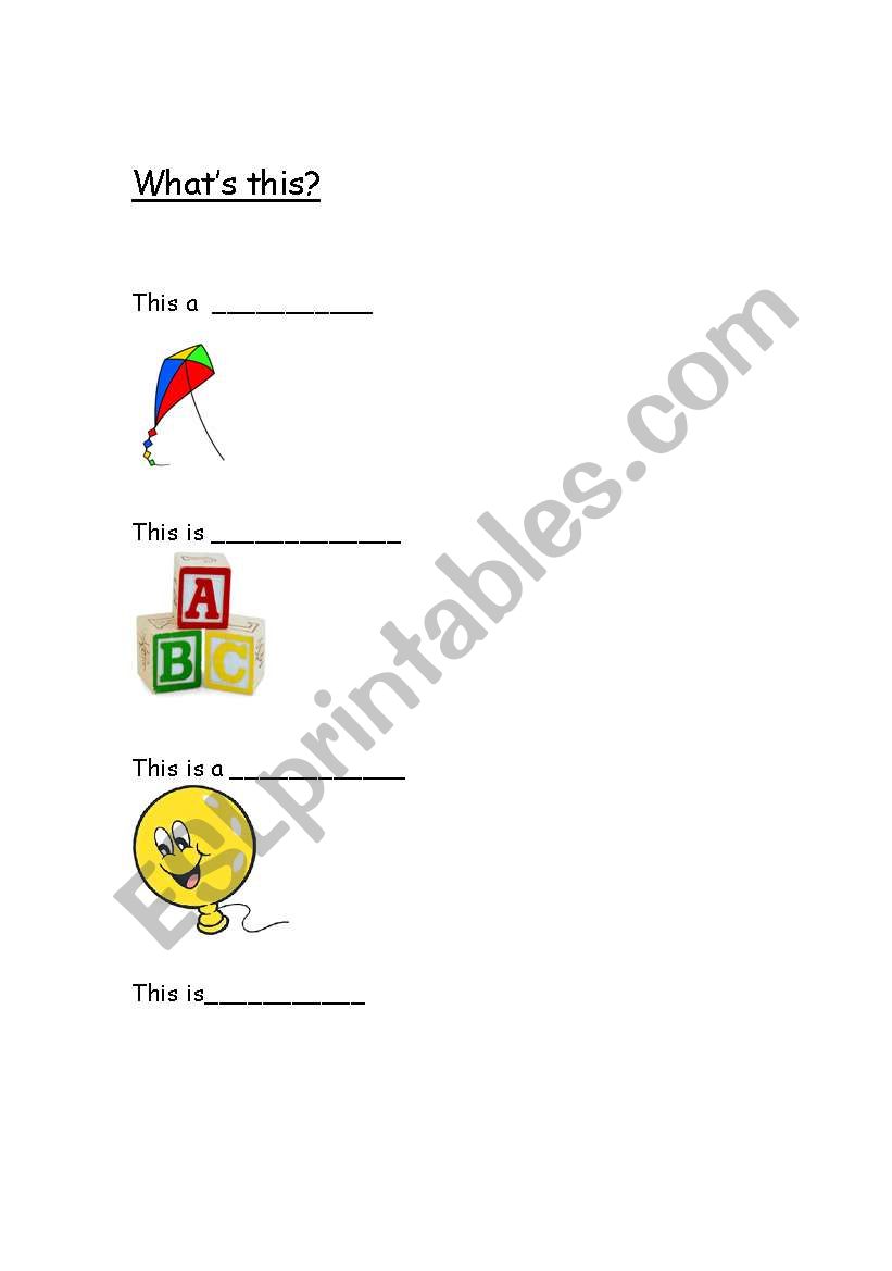 Whats this_Toys worksheet worksheet