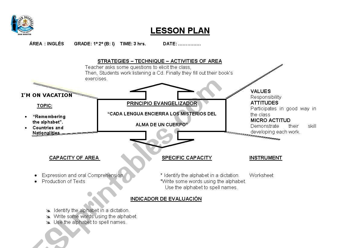 lesson worksheet