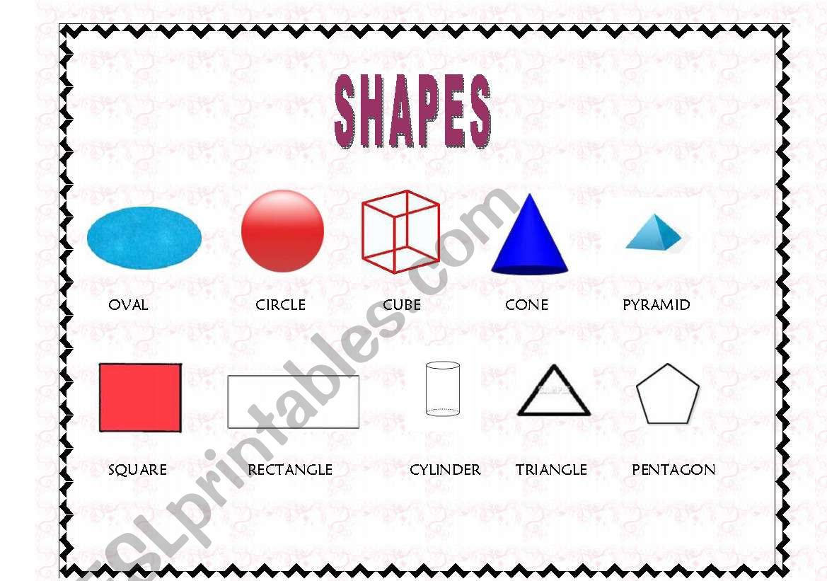 SHAPES worksheet