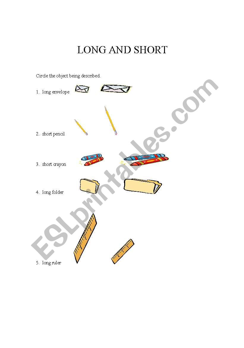 english-worksheets-long-and-short