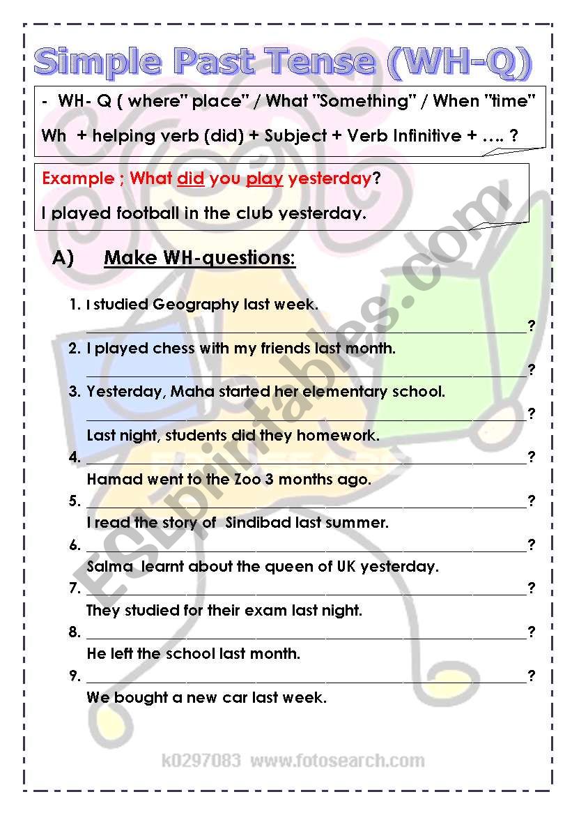 past-simple-wh-questions-simple-past-tense-worksheet-wh-questions-images