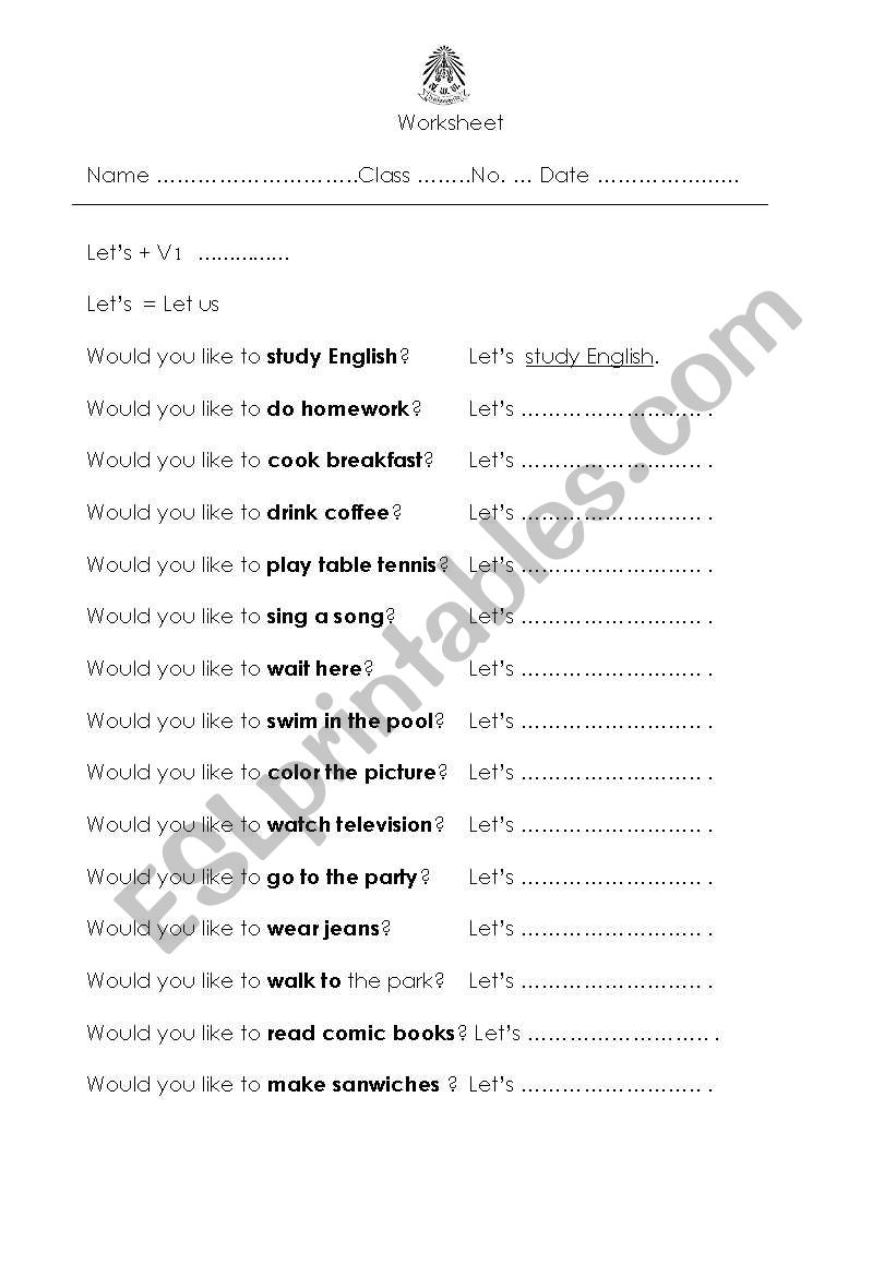 imperative esl worksheet by paww