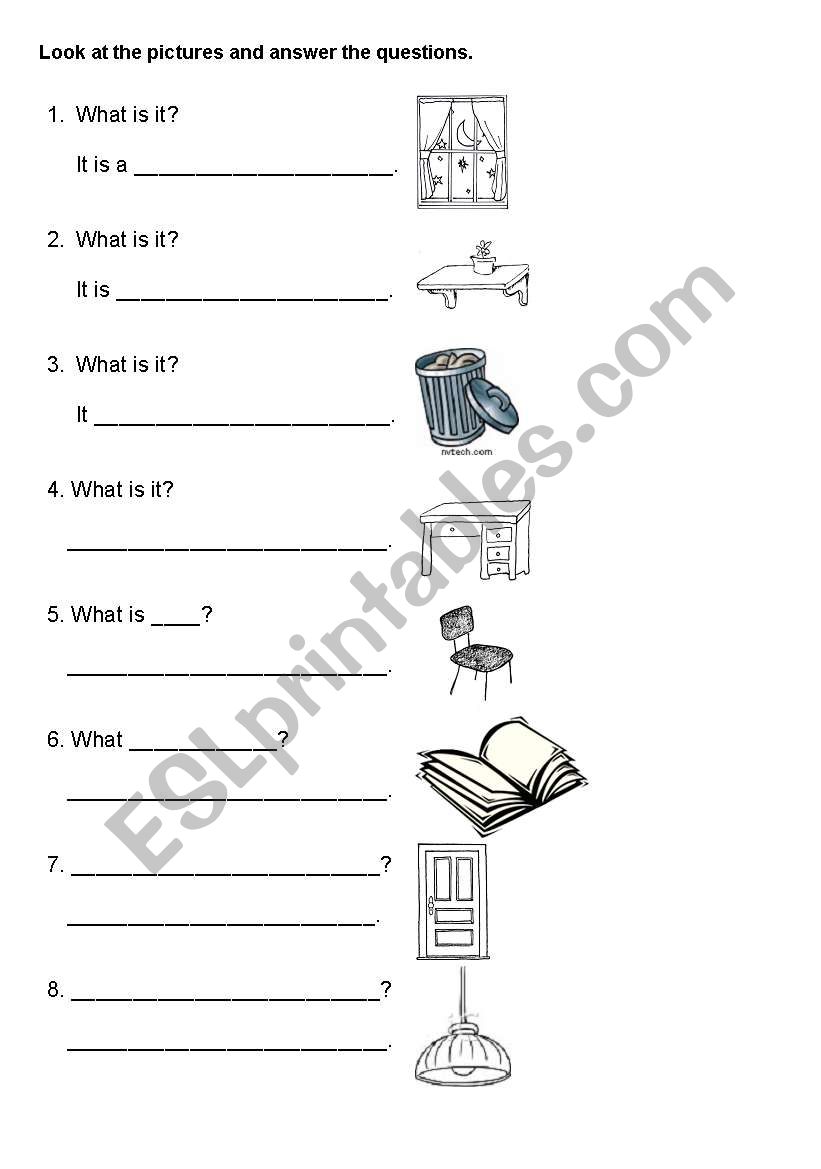 In the Classroom worksheet