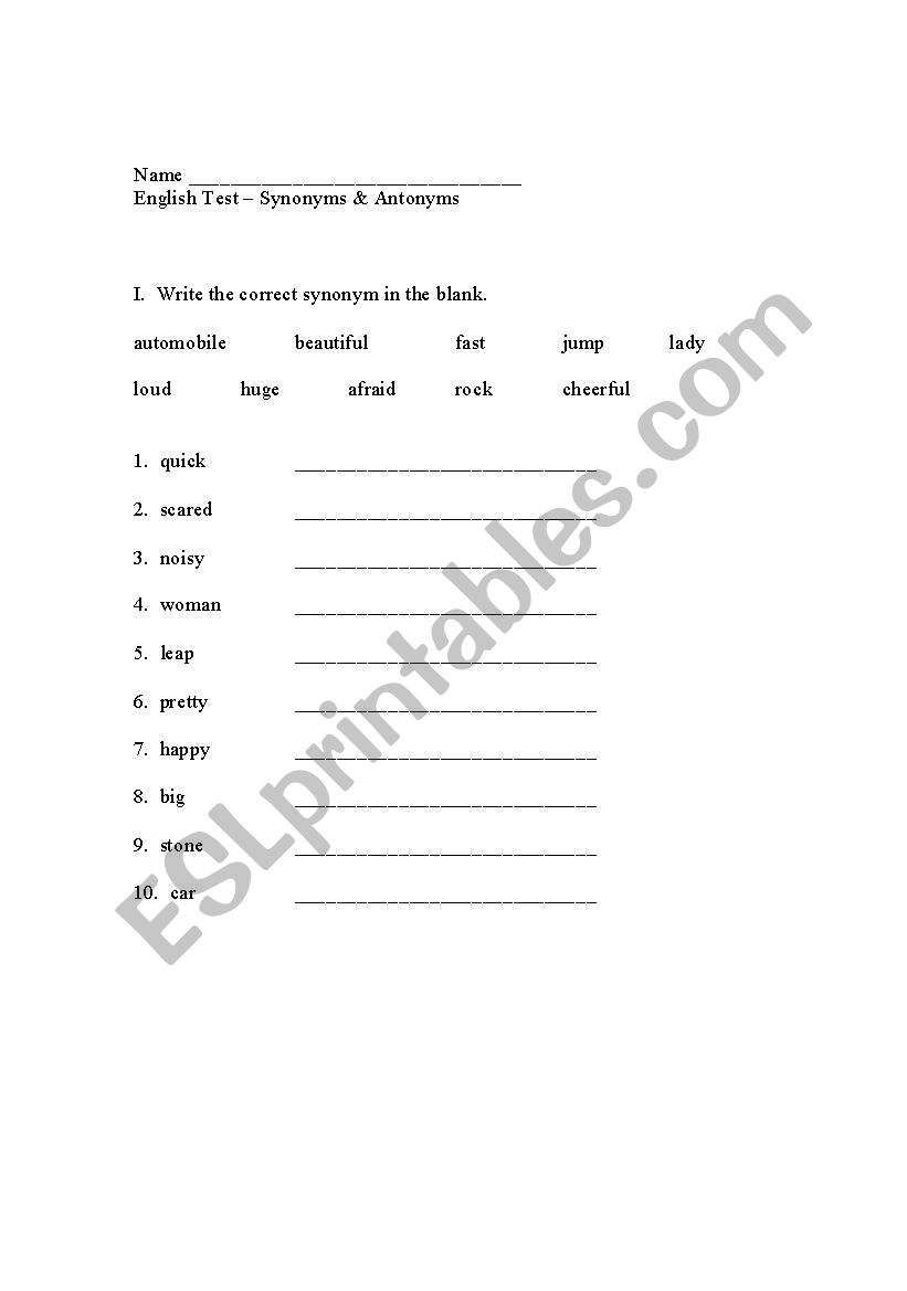 english-worksheets-antonym-synonym-test