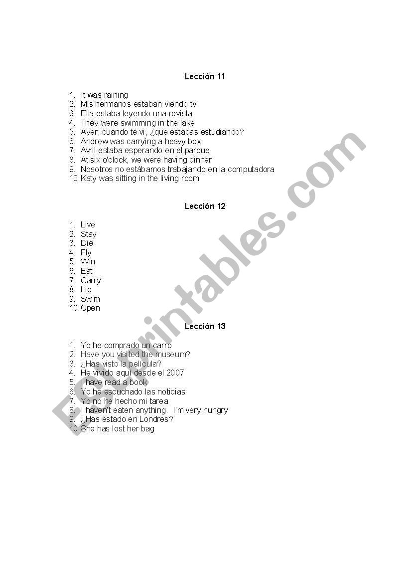 englishexercises worksheet