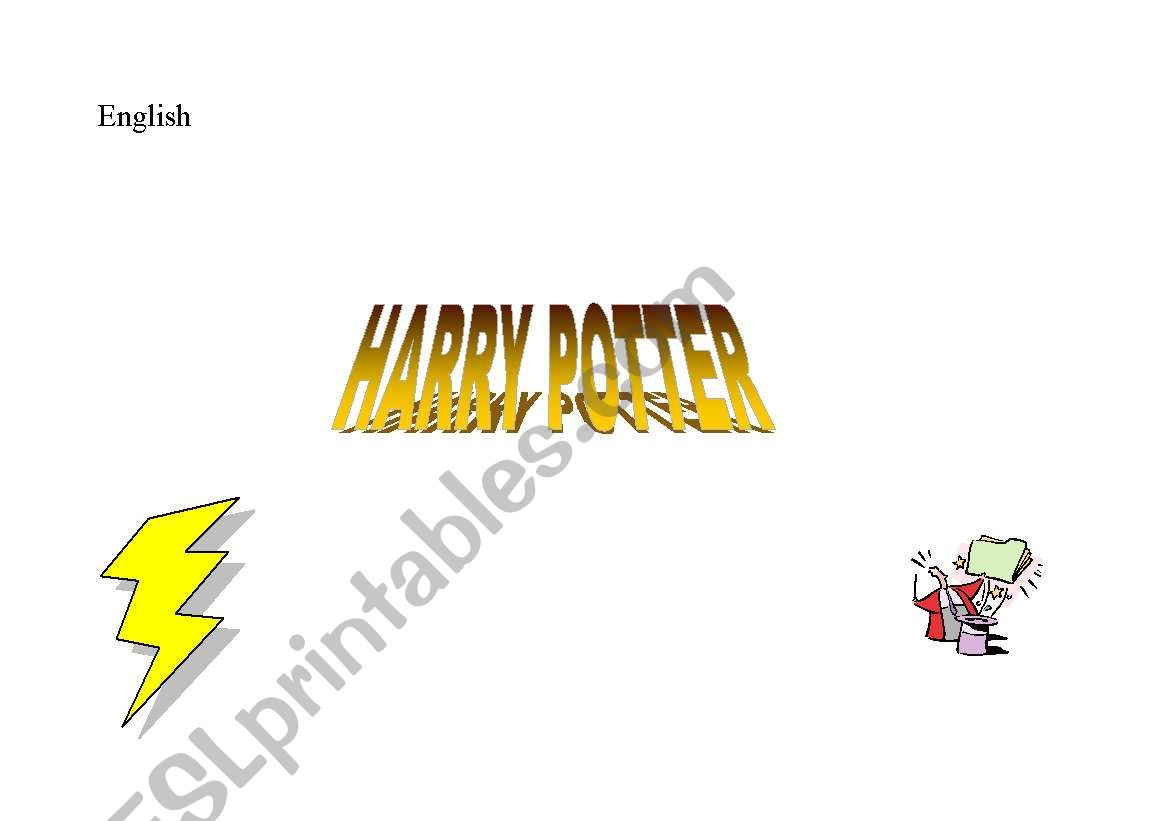 Harry Potter worksheet