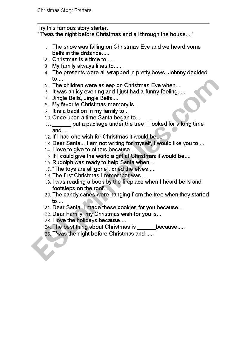 english-worksheets-christmas-story-starters