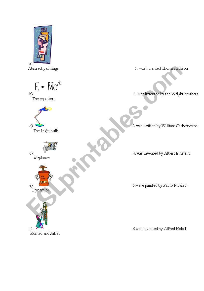 Passive voice worksheet