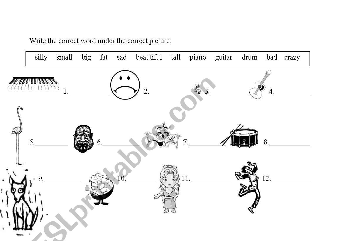 vocabulary juniors2 worksheet