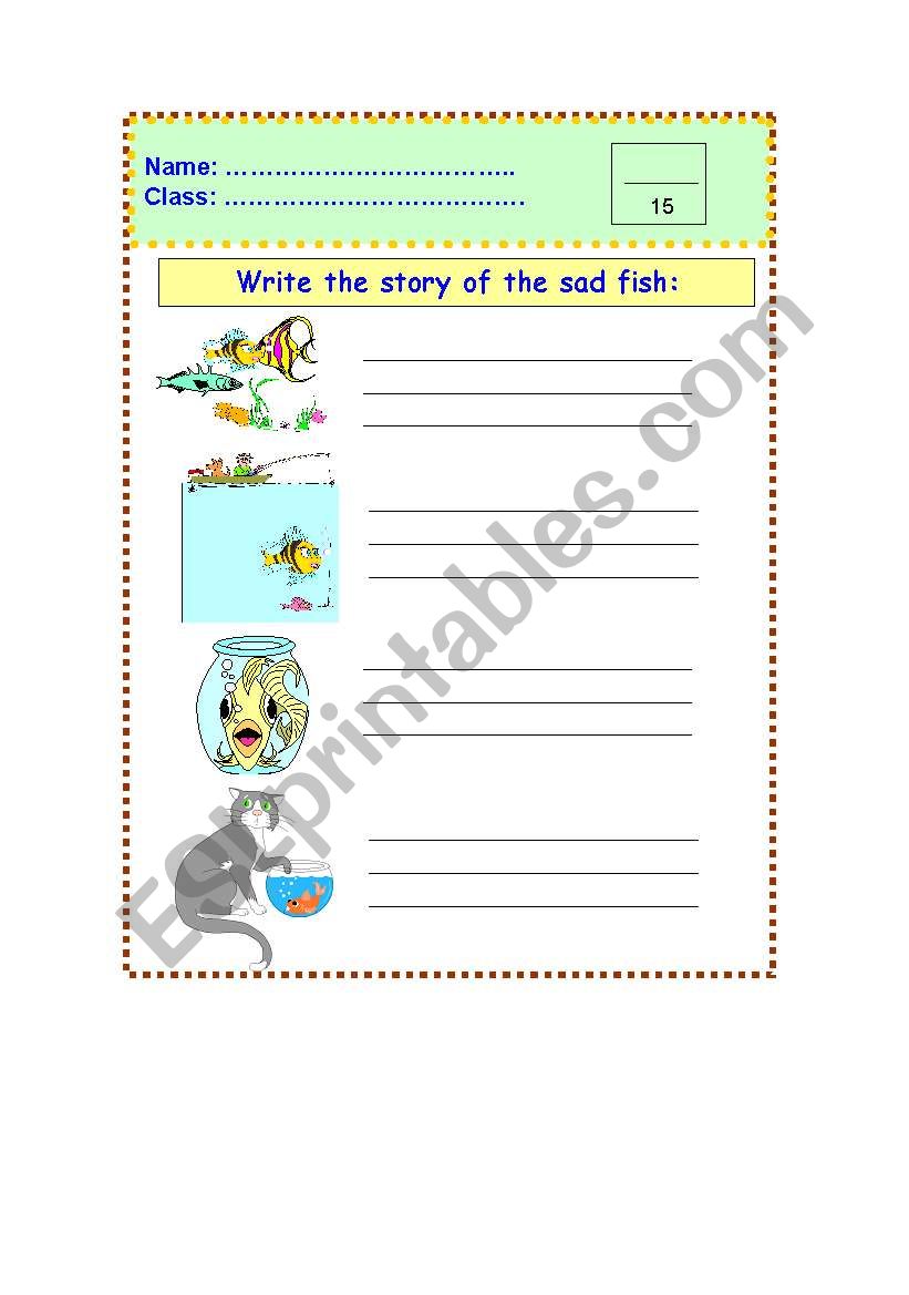 Write the story of the sad fish ?