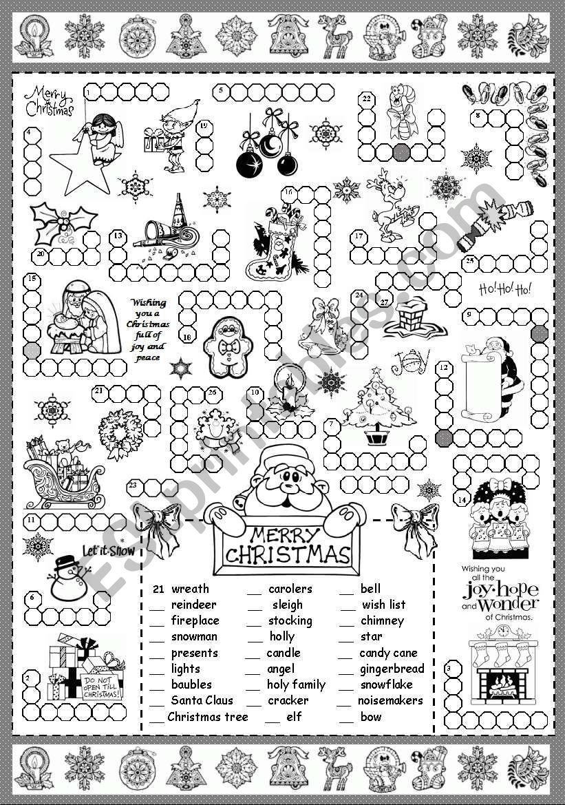 Printable Christmas Puzzles