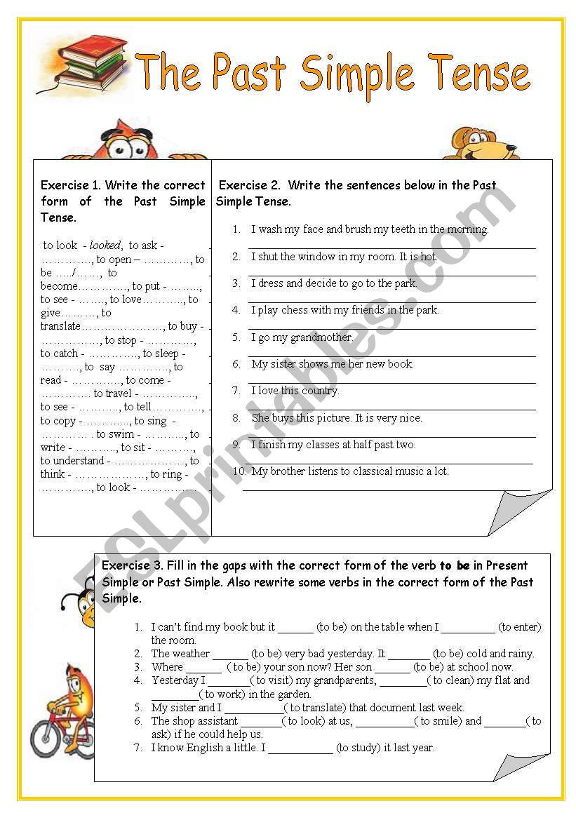 simple-past-tense-exercises-worksheet-worksheets-for-kindergarten