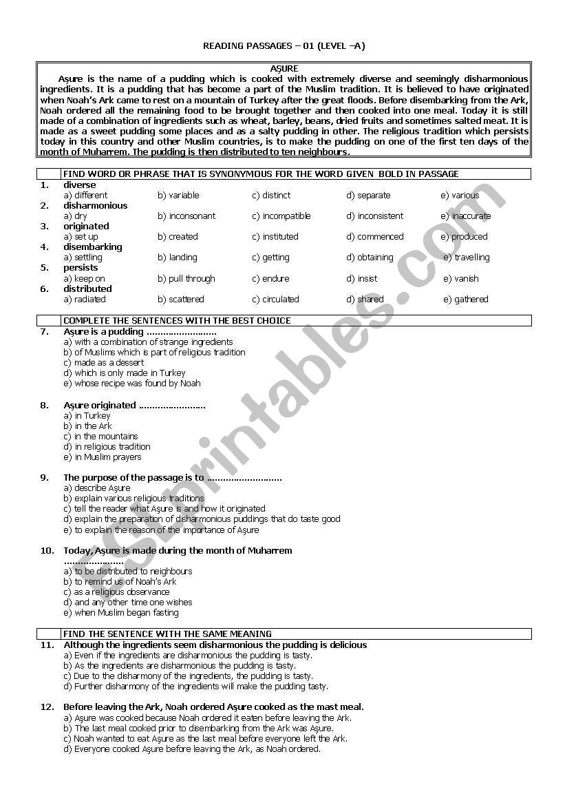 Asure worksheet