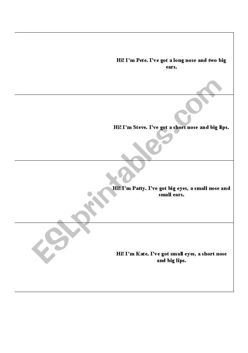 draw the people worksheet