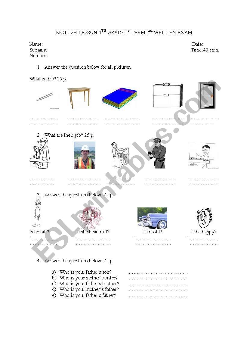 class4_exam worksheet