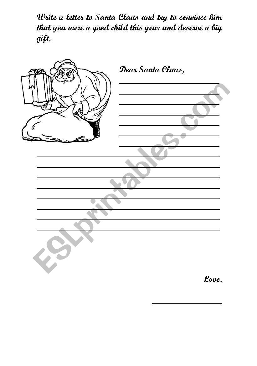 english-worksheets-letter-to-santa-claus