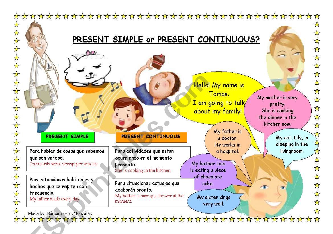 Present Simple or Present Continuous?