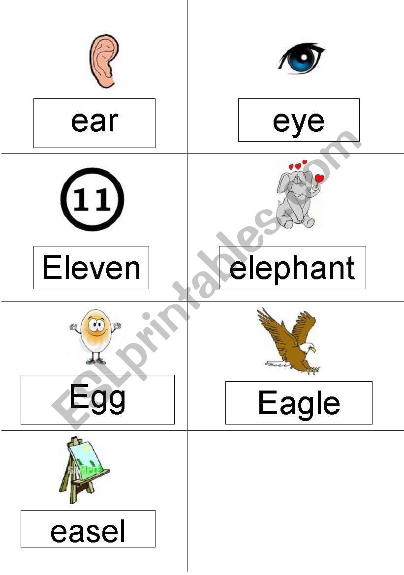 words that start with e