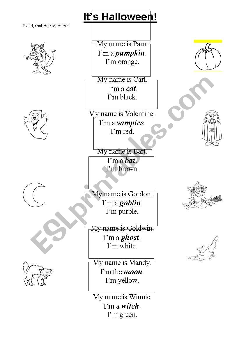 Halloween! worksheet