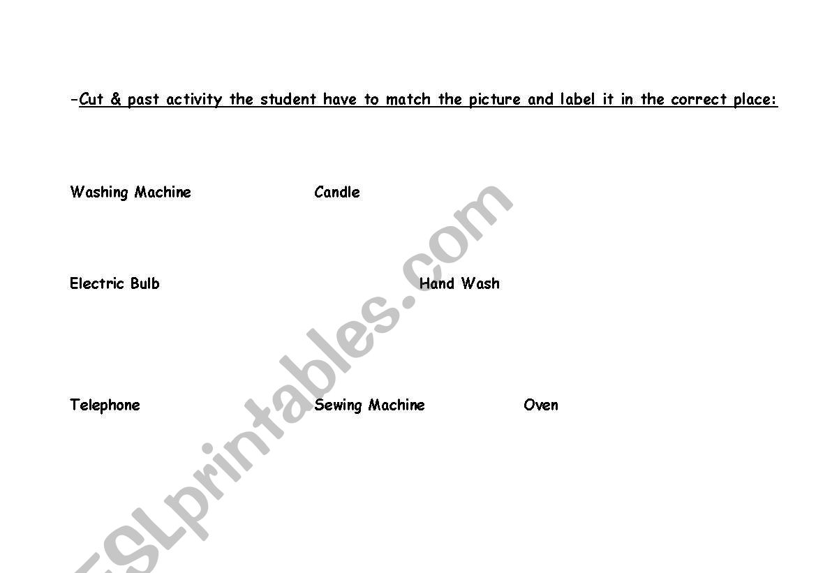 now and then worksheet