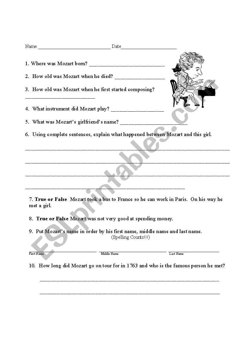 english-worksheets-mozart-test