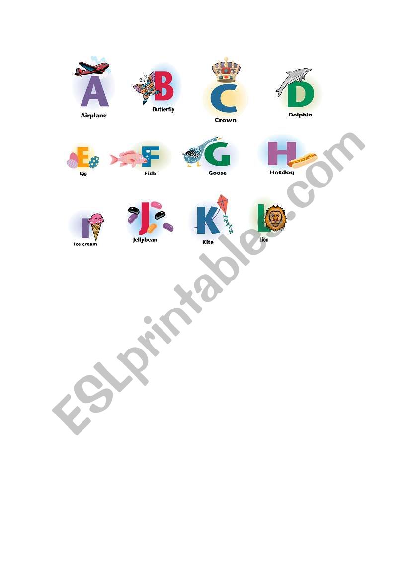 Alphabet worksheet