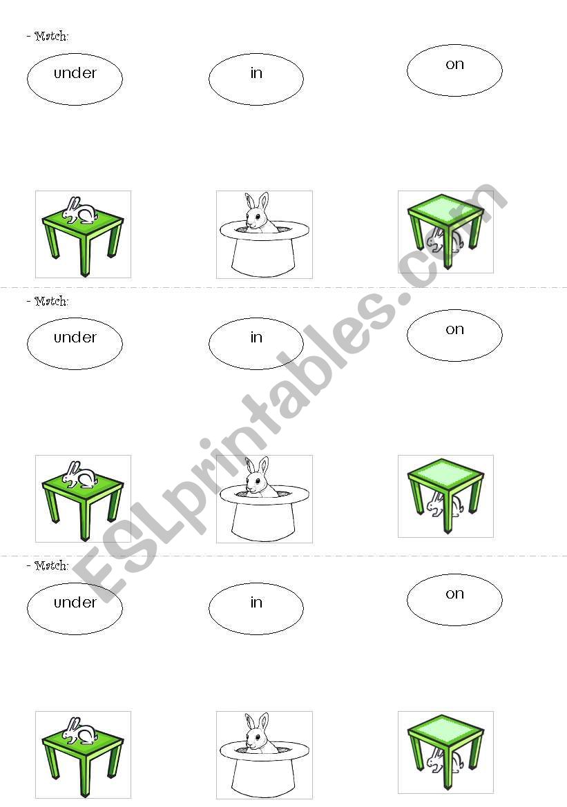 prepositions worksheet