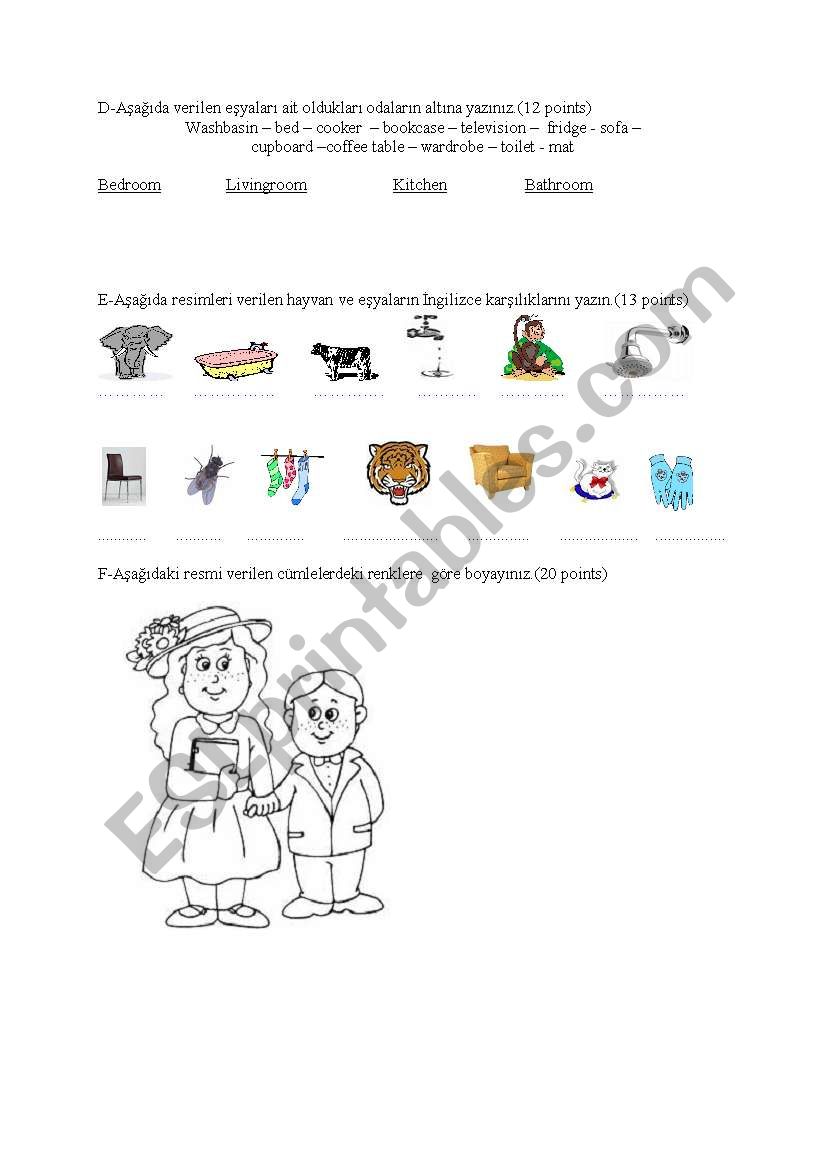 revision for 4th grade part 2 worksheet