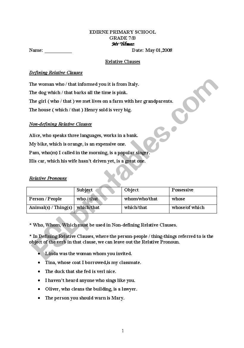 reported speech worksheet