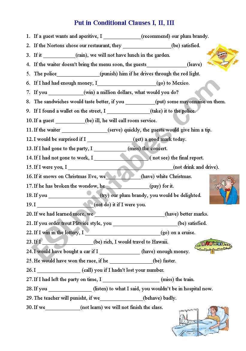 Conditional Sentences Type 2 And 3 Exercises Pdf