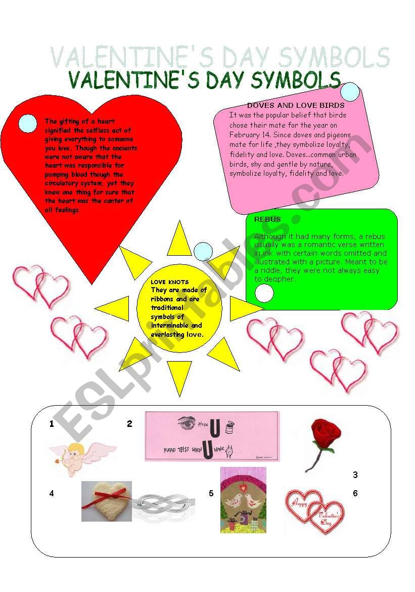 Valentines Day page 1 worksheet