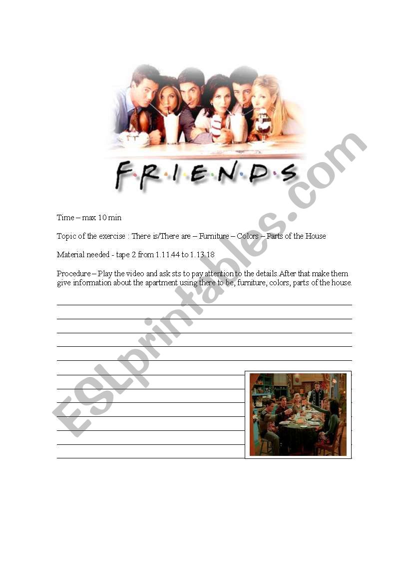 Friends worksheet