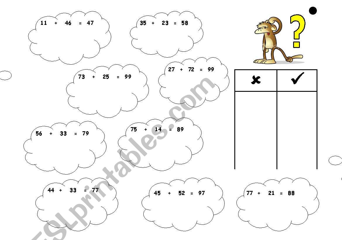 right or wrong? check my number sentences