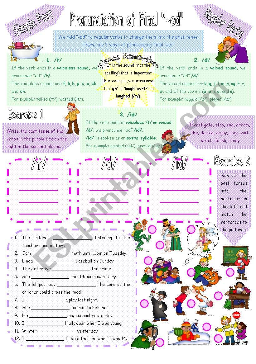 past-tense-verbs-ending-in-ed-worksheets-worksheets-for-kindergarten