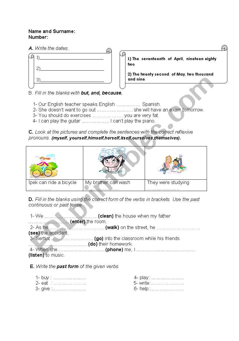 quiz worksheet