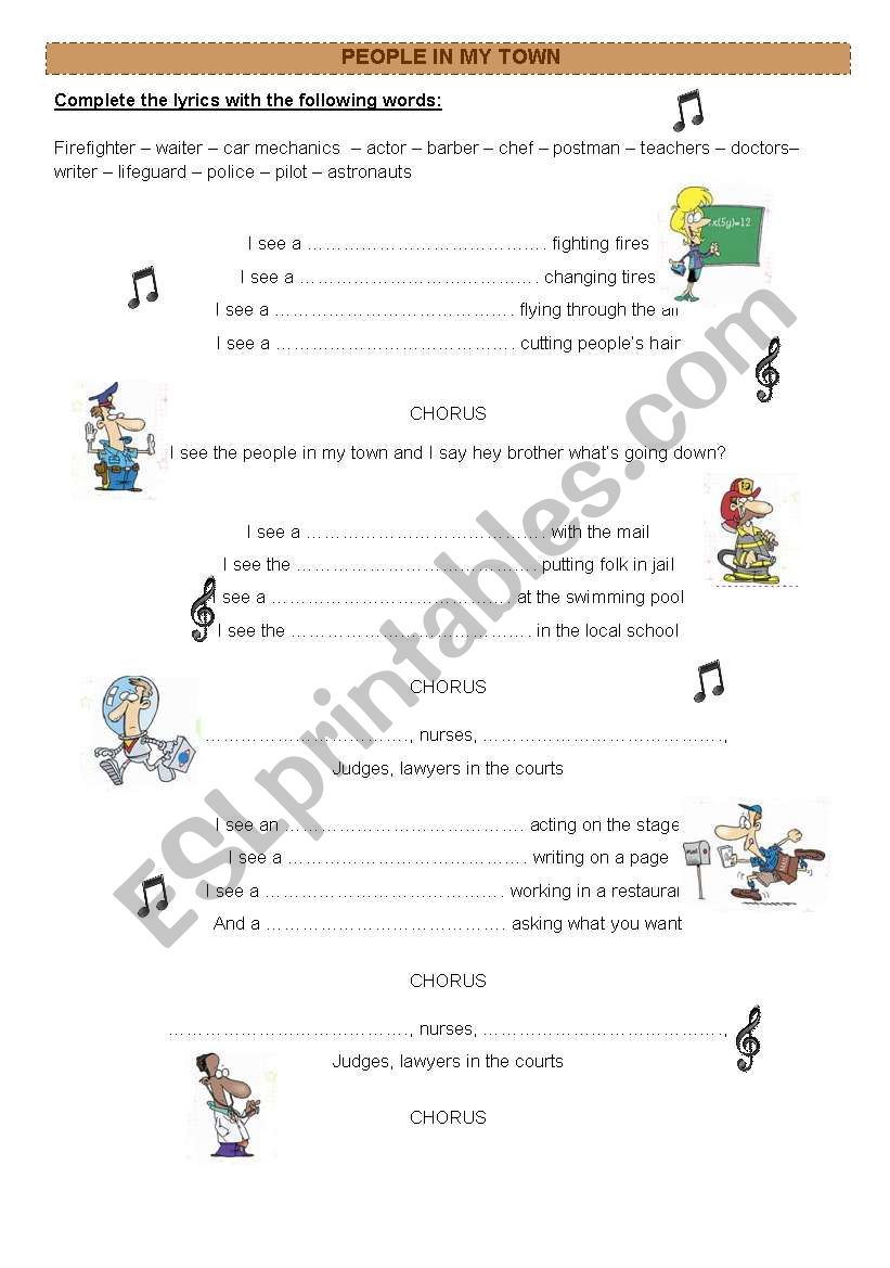 jobs worksheet