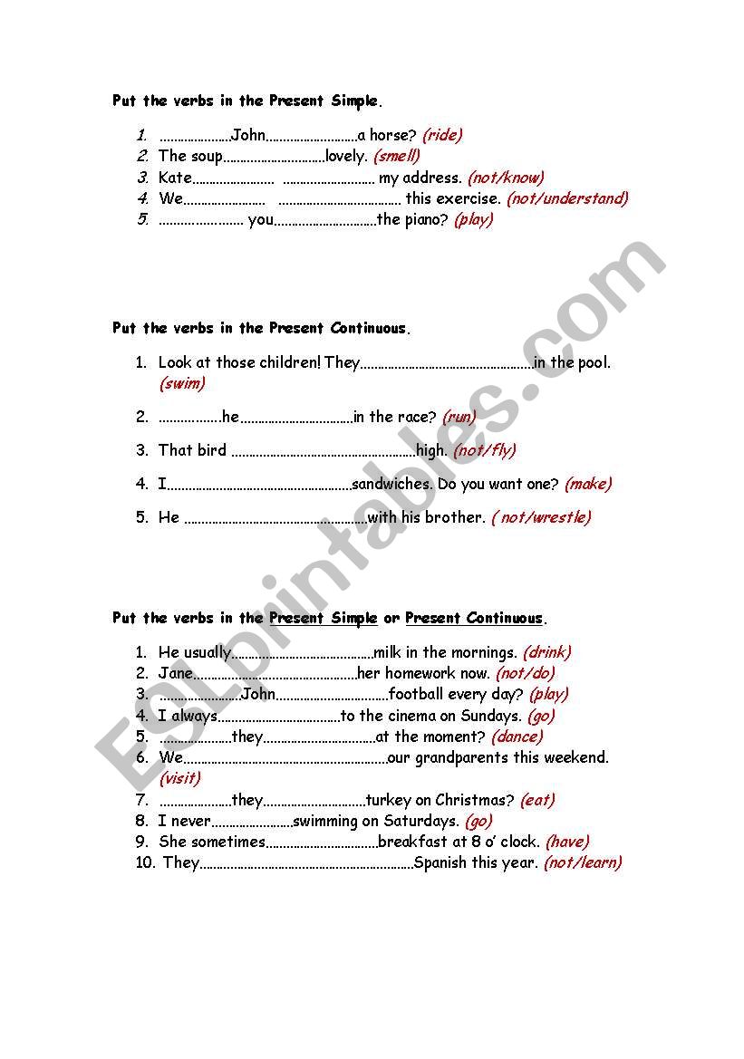 Grammar Practice worksheet